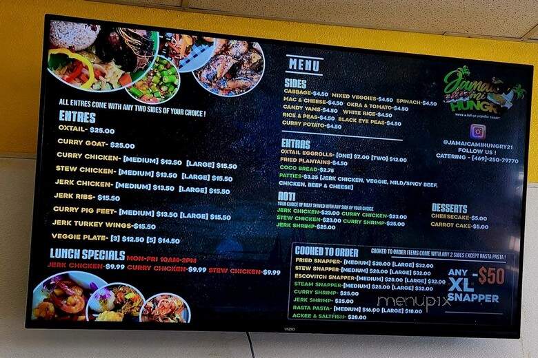 Jamaica Mi Hungry - Dallas, TX menu_pic