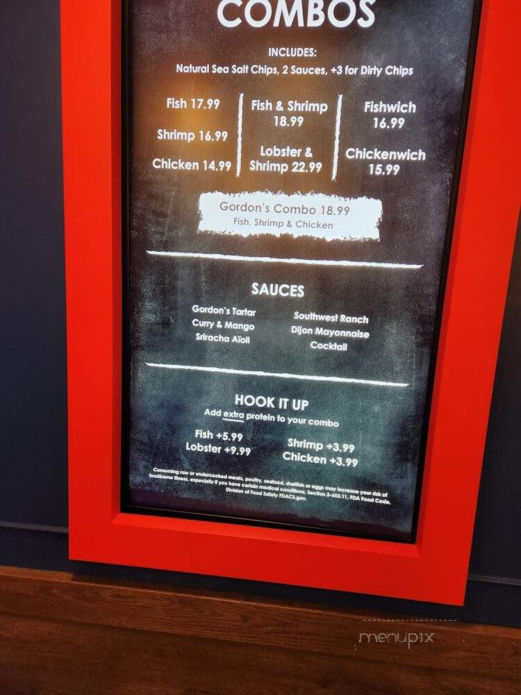 Gordon Ramsay Fish & Chips - New York, NY menu_pic