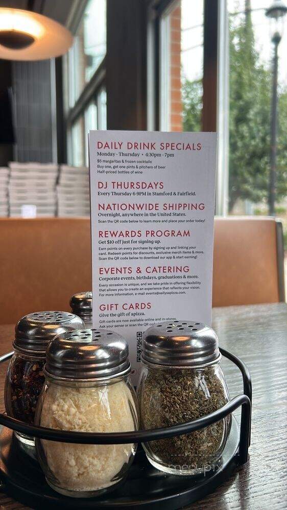 Sally's Apizza - Fairfield, CT menu_pic