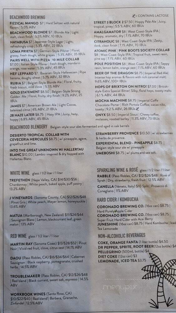 Beachwood Pizza & Beer - Huntington Beach, CA menu_pic