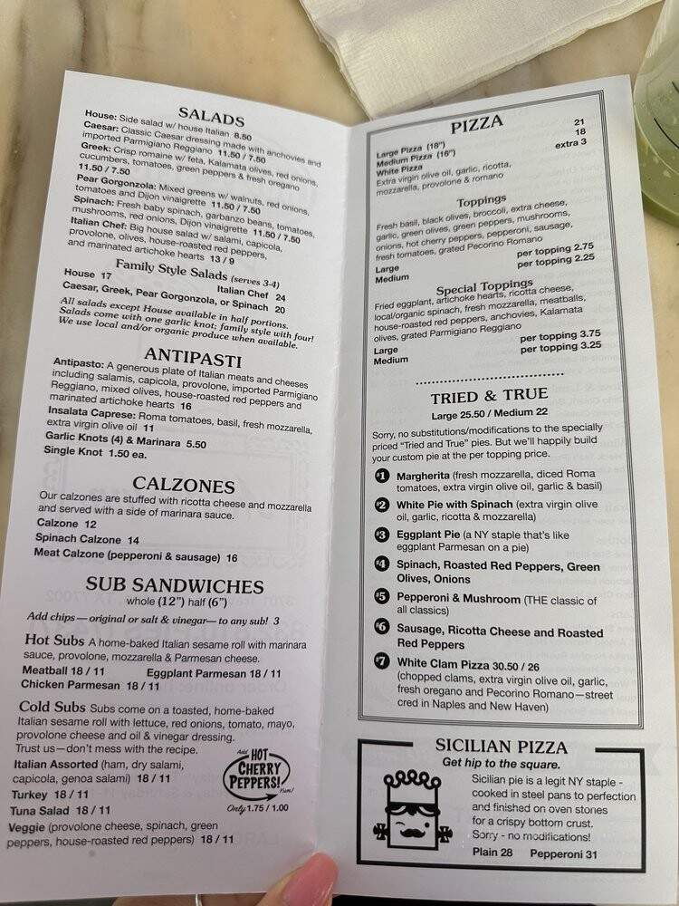 Home Slice Pizza - Houston, TX menu_pic