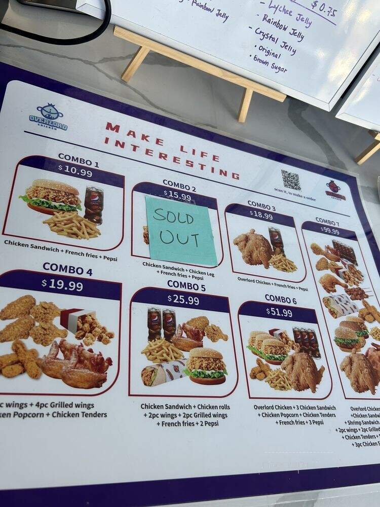 Overlord Chicken - Honolulu, HI menu_pic