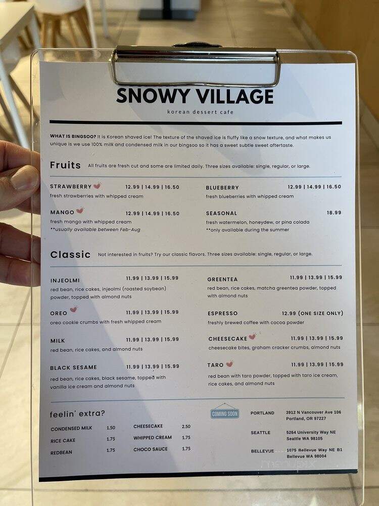 Snowy Village - Bellevue, WA