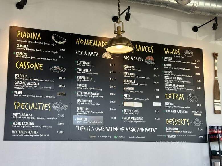 Italian Homemade Company - Long Beach, CA menu_pic