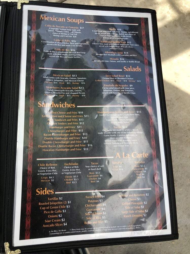 Chula On Broadway - Englewood, CO menu_pic