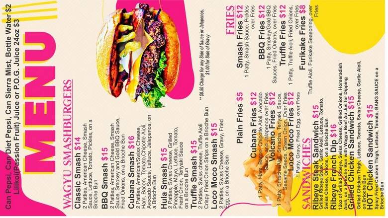 PicoSmashes - Anaheim, CA menu_pic
