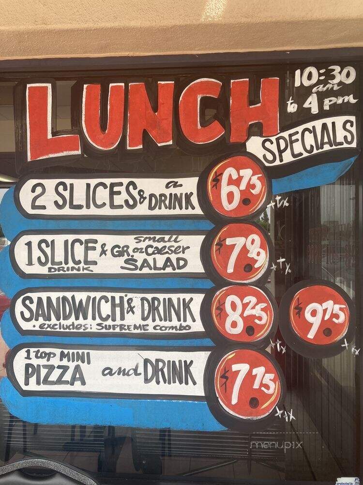 Santa Anita Pizza Co - El Monte, CA menu_pic