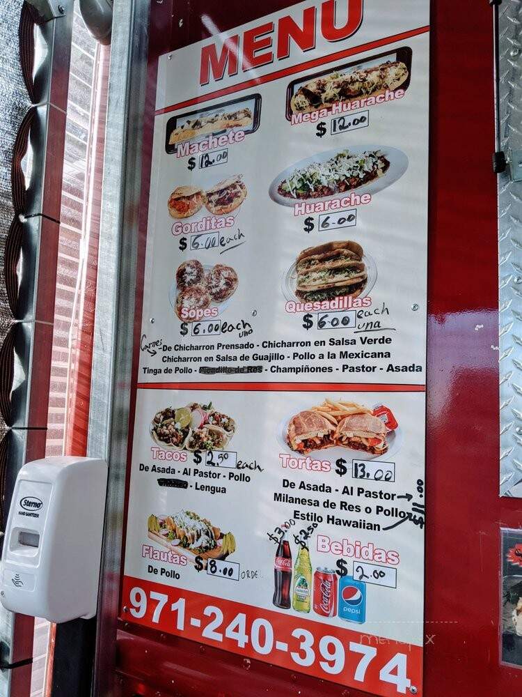 Maria Sabor Casero - Salem, OR menu_pic