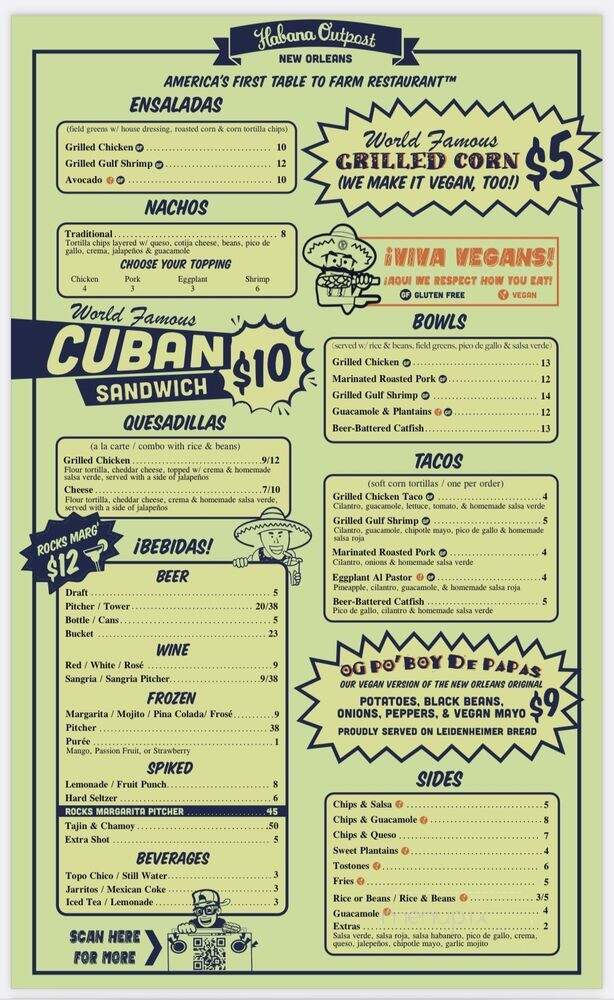 Habana Outpost - New Orleans, LA menu_pic