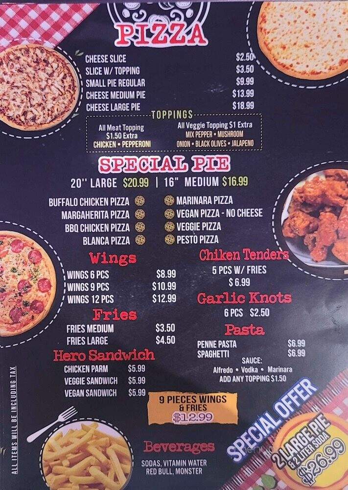 Bros Pizza - New York, NY menu_pic