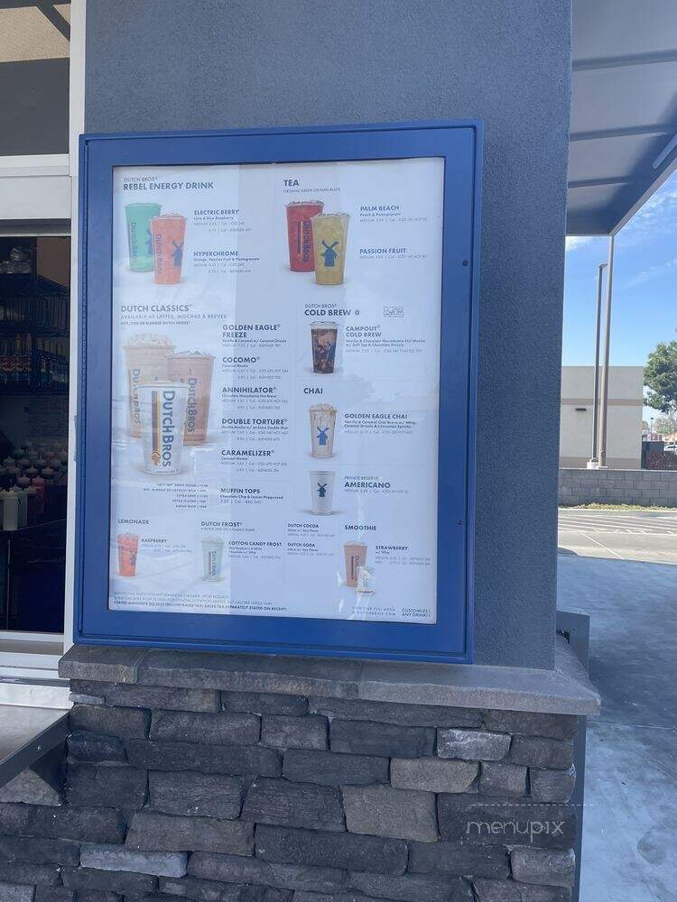 Dutch Bros Coffee - Madera, CA menu_pic