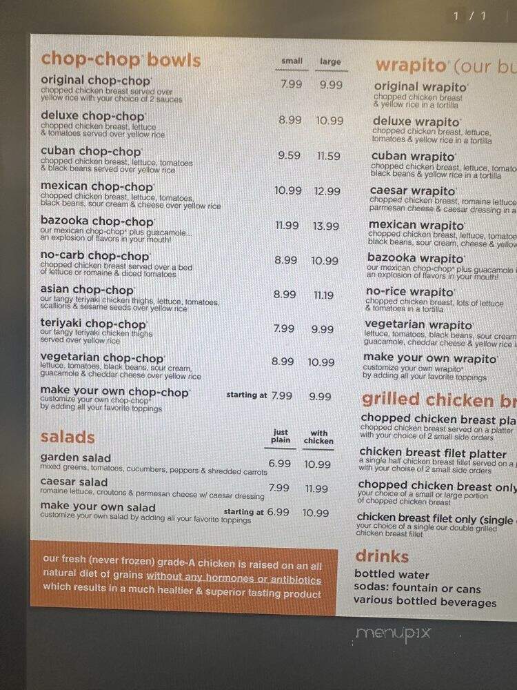 Chicken Kitchen - Hialeah, FL menu_pic