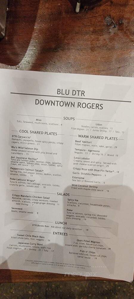 Blu in DTR - Rogers, AR