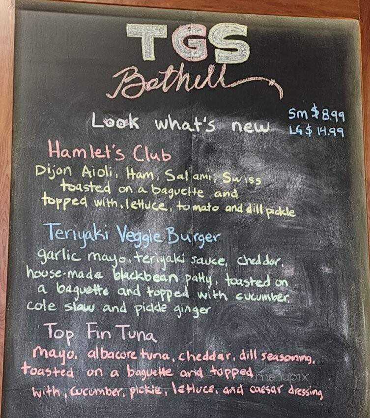 Tubs Gourmet Subs - Bothell, WA menu_pic