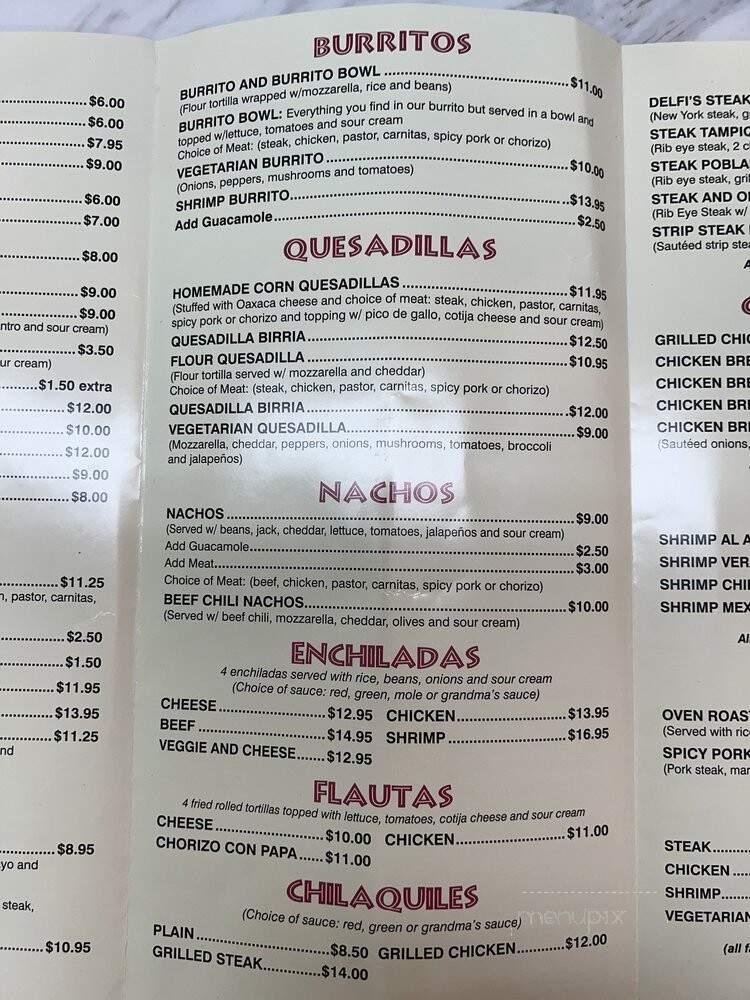 Delfis Grandmas Cooking - Keansburg, NJ menu_pic