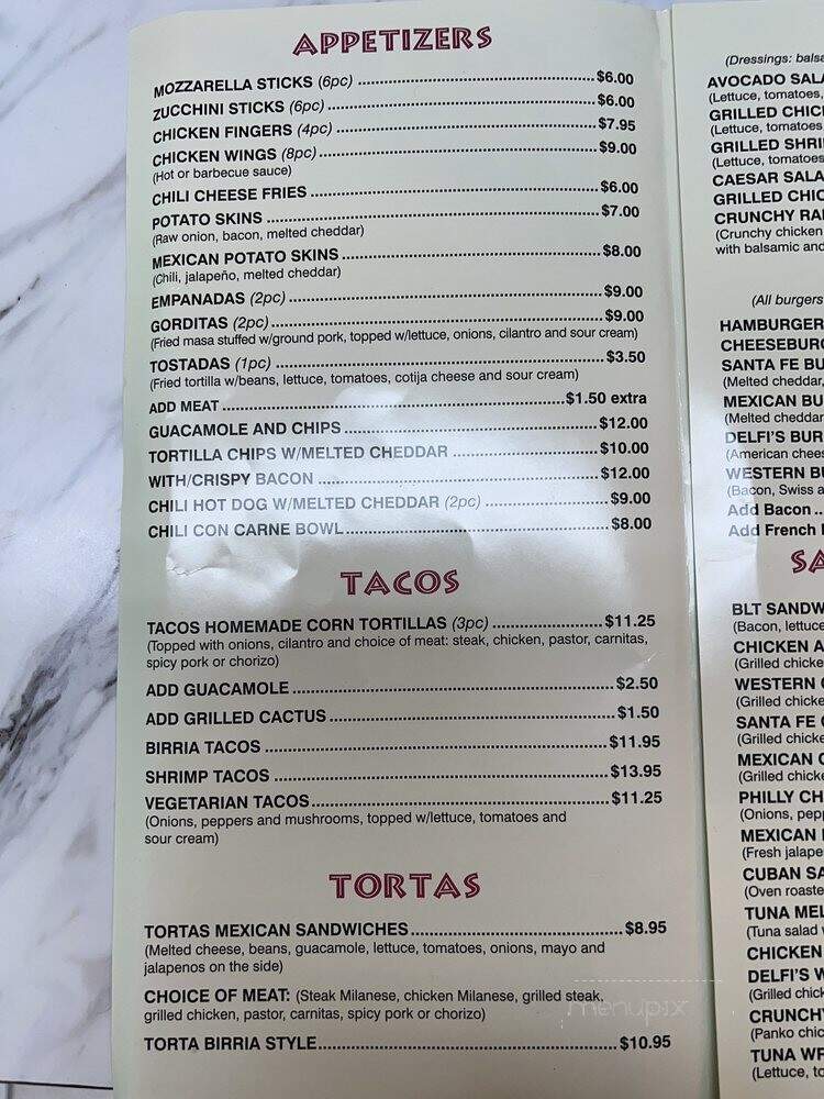 Delfis Grandmas Cooking - Keansburg, NJ menu_pic