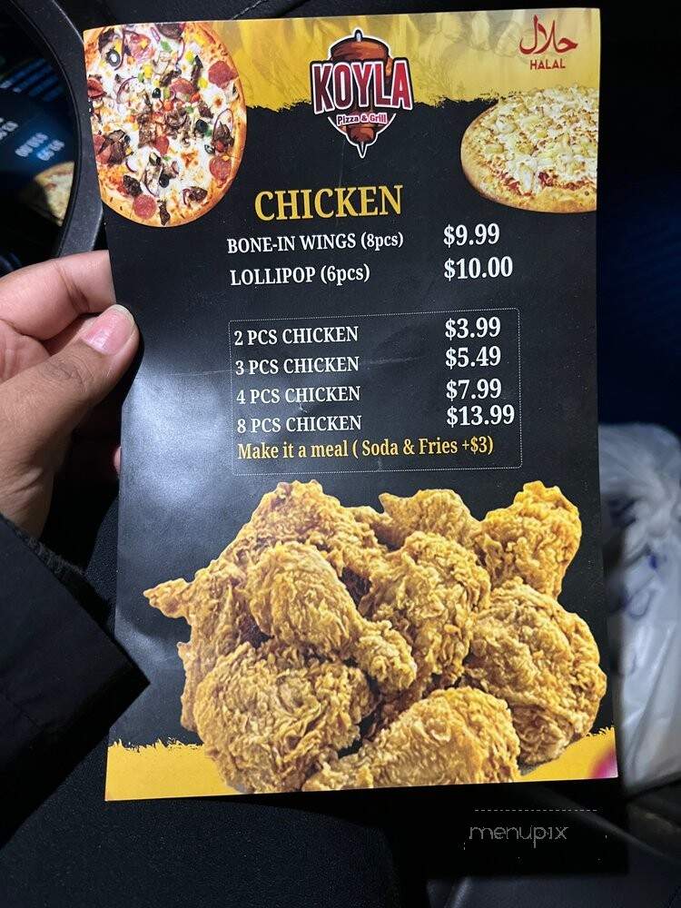 Koyla Pizza & Grill - Jamaica, NY menu_pic