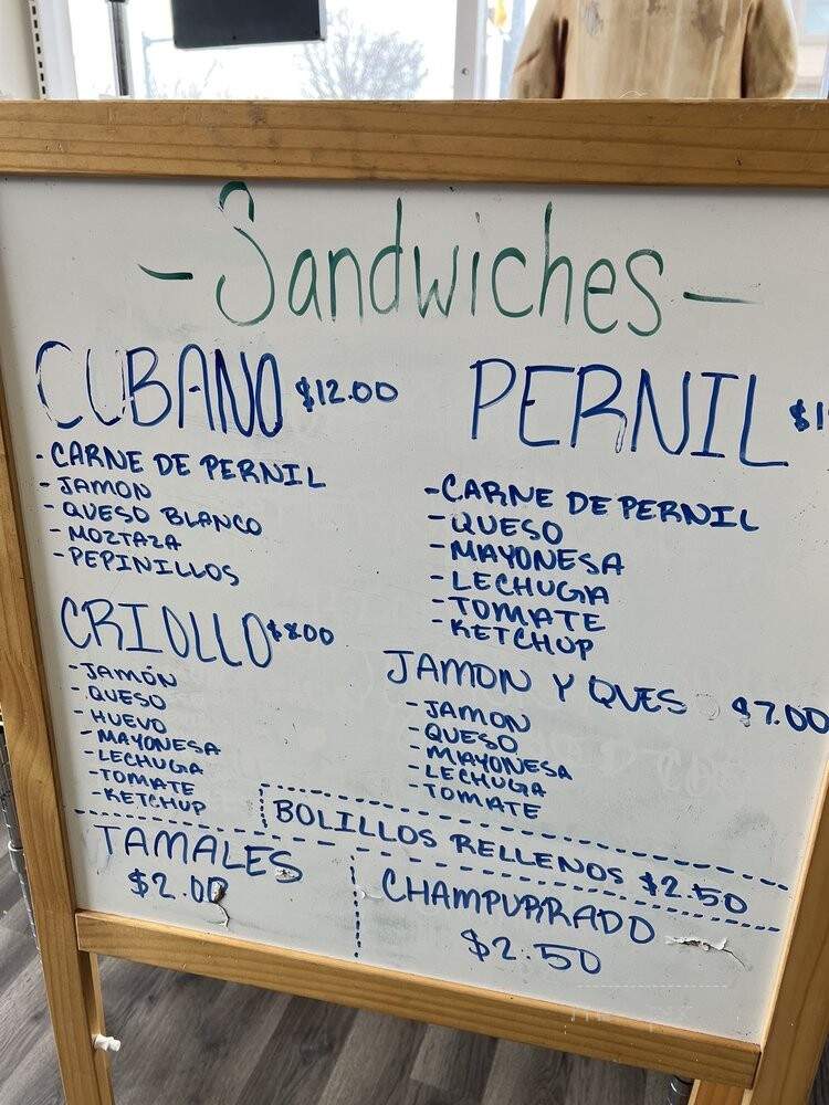 La Nueva Bakery - Milwaukee, WI menu_pic