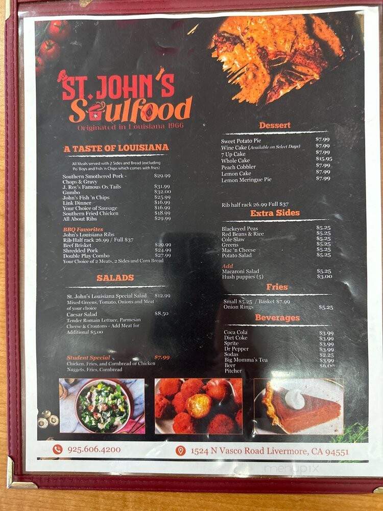 St. John's Soulfood - Livermore, CA