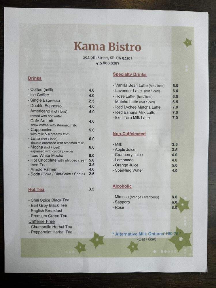 Izakaya Dash - San Francisco, CA menu_pic