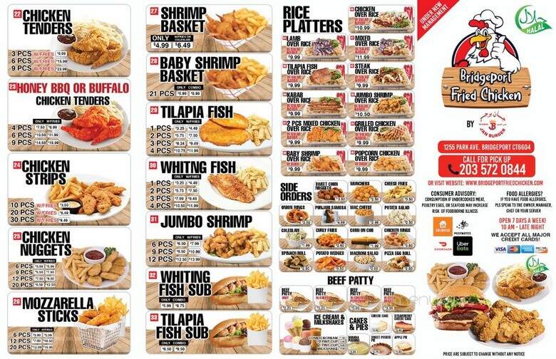 Bridgeport Fried Chicken Halal - Bridgeport, CT menu_pic