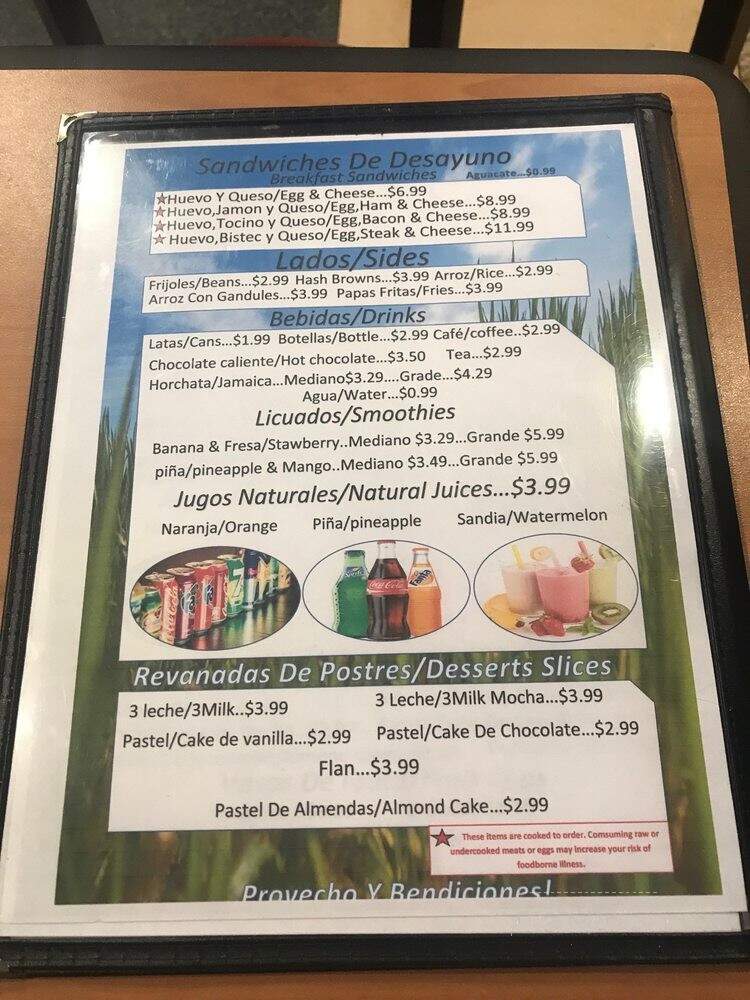 Los Altos de la Sierra - Chicago, IL menu_pic