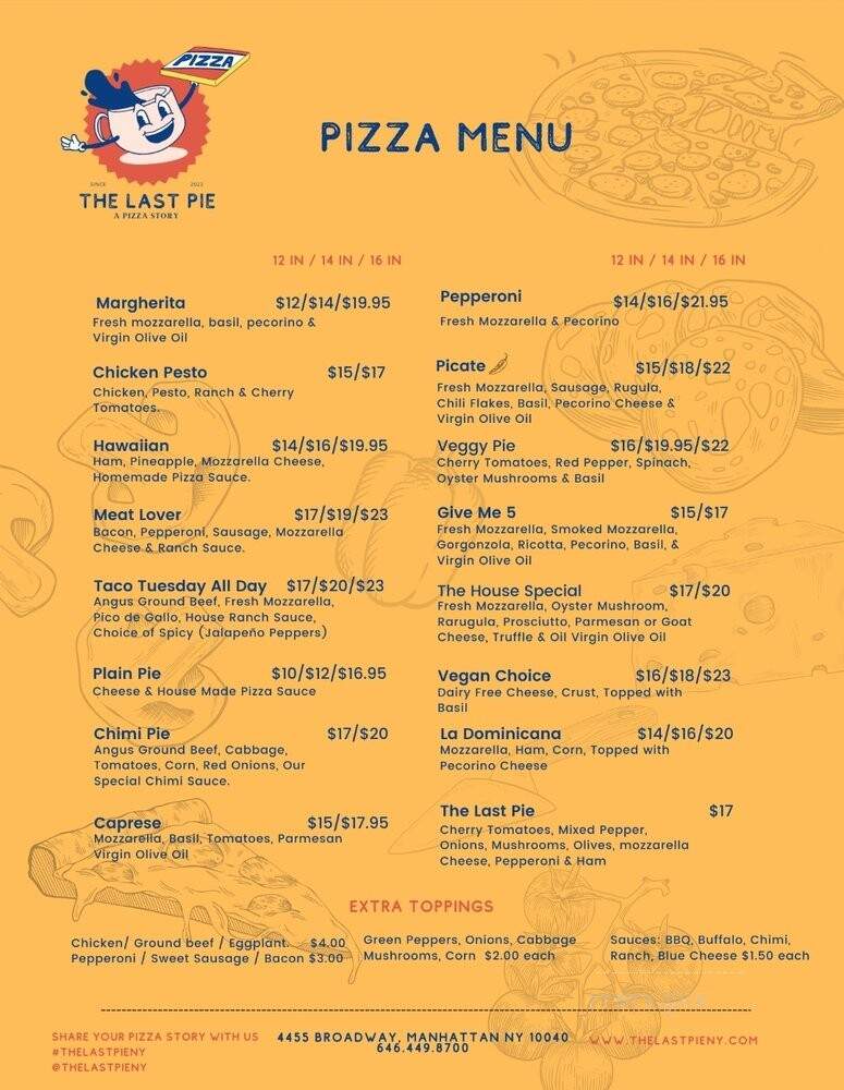 The Last Pie - New York, NY menu_pic