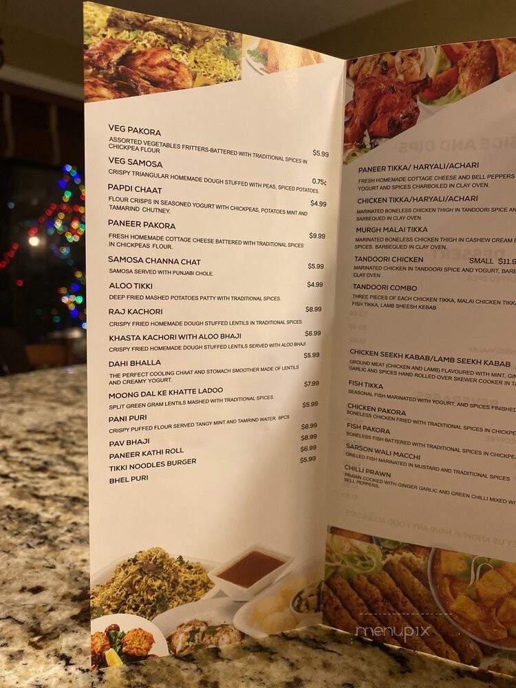 Sharma Sweets & Restaurant - Calgary, AB menu_pic