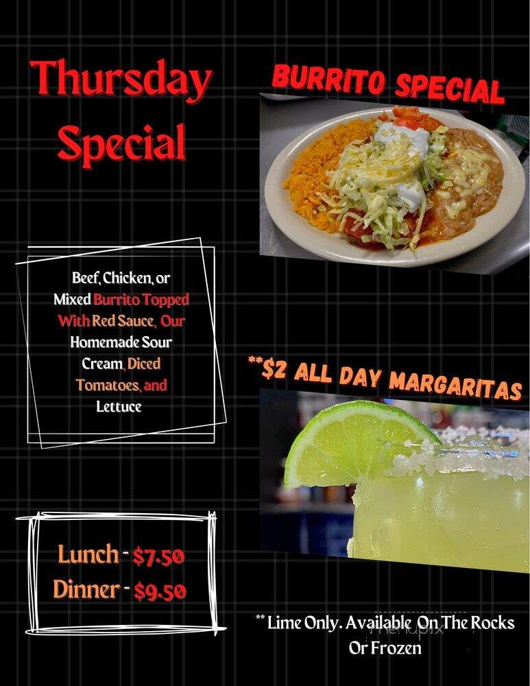 Rio Grande Bar and Grill - Hannibal, MO menu_pic