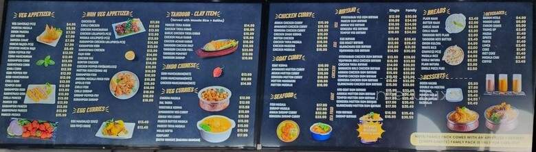 Bawarchi Biryanis - Indianapolis, IN menu_pic