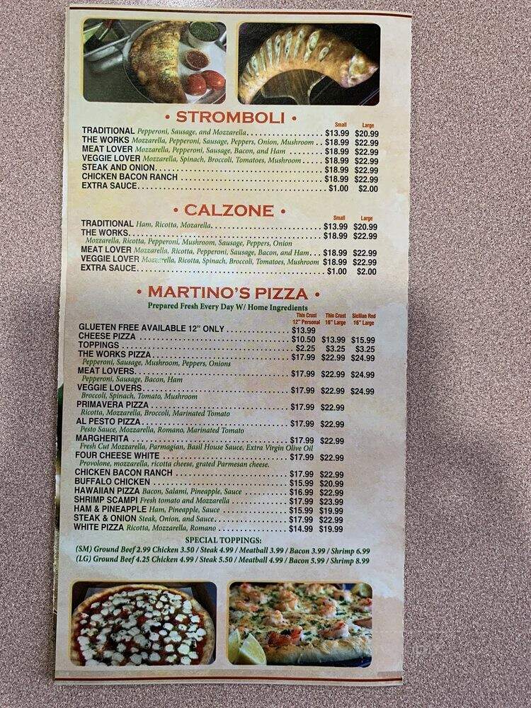 Martino's Italian Traditions - Lebanon, PA menu_pic