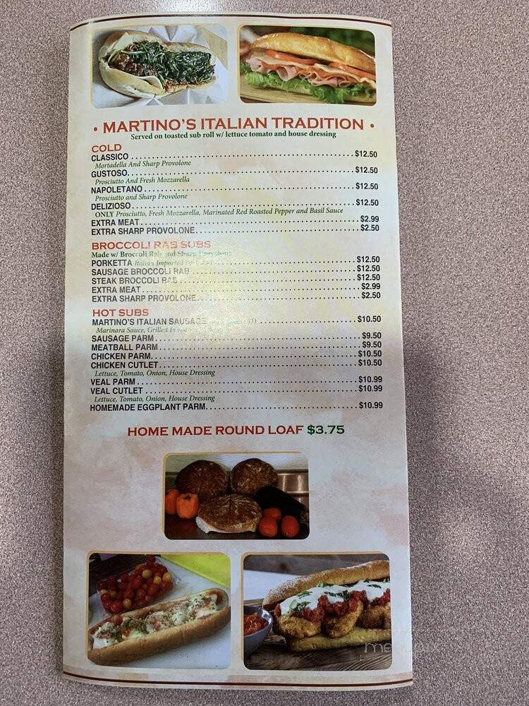 Martino's Italian Traditions - Lebanon, PA menu_pic