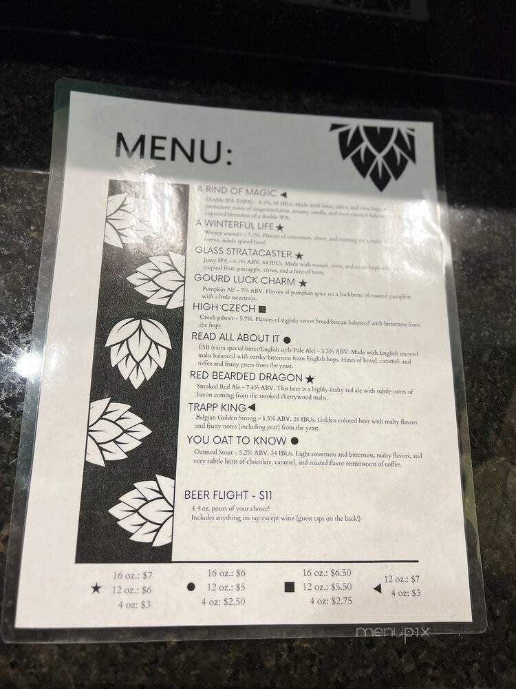 Neoteric Brewing - Huntersville, NC menu_pic