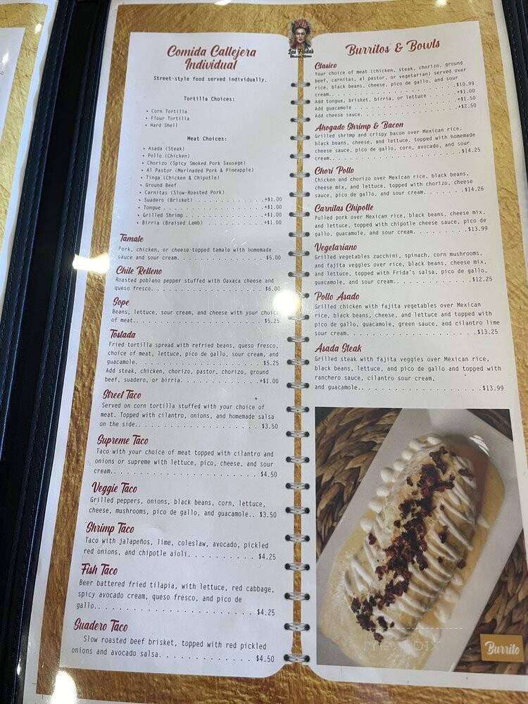 Las Frida's Mexican Kitchen - Norristown, PA menu_pic
