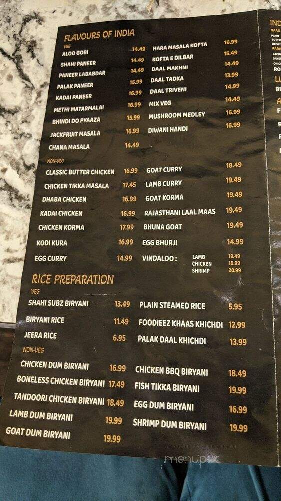Foodieez - Toronto, ON menu_pic