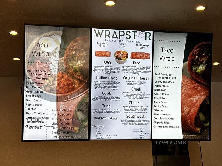 Wrapstar - Culver City, CA menu_pic