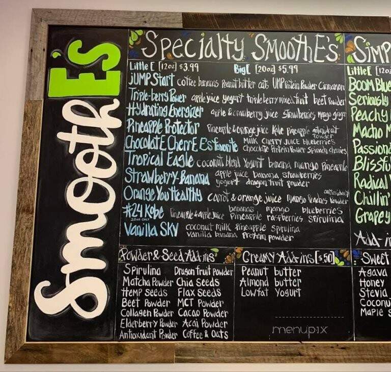 SmoothE's and More - Sullivan, MO menu_pic