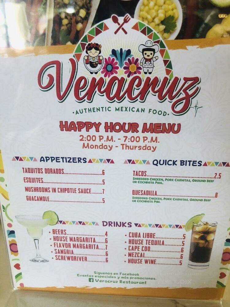 Veracruz Restaurant - Lake Worth, FL menu_pic