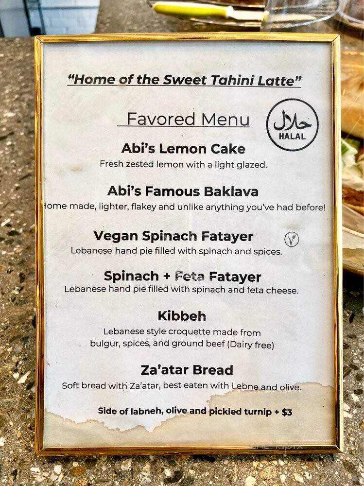Madhouse Cafe - Boston, MA menu_pic