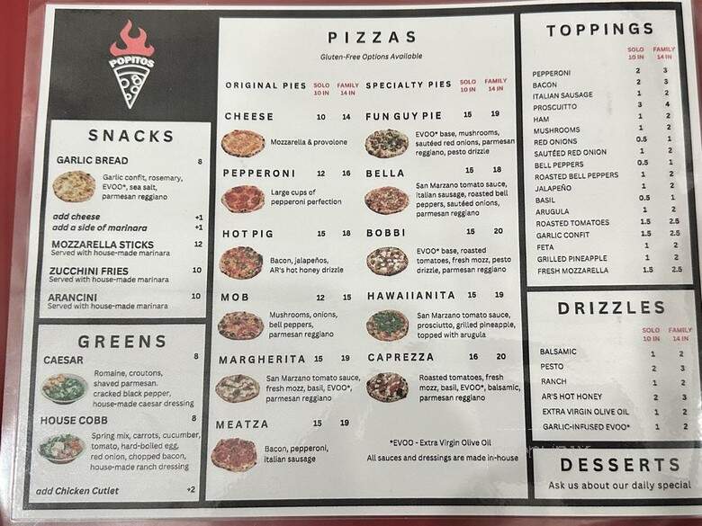 Popitos - Charlottesville, VA menu_pic