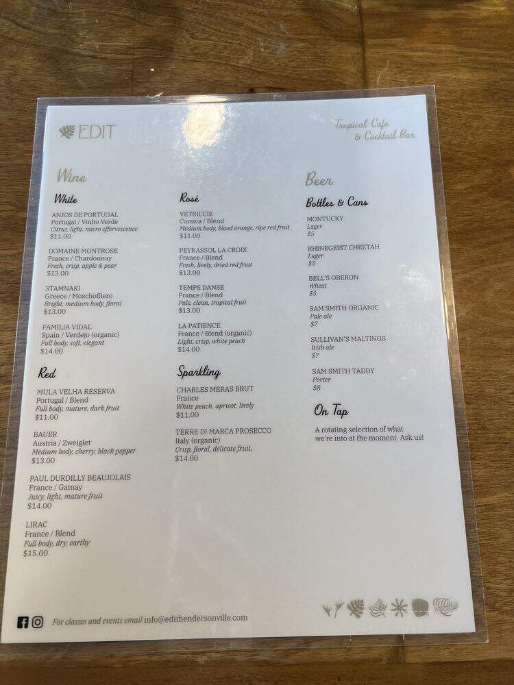 Edit - Hendersonville, TN menu_pic