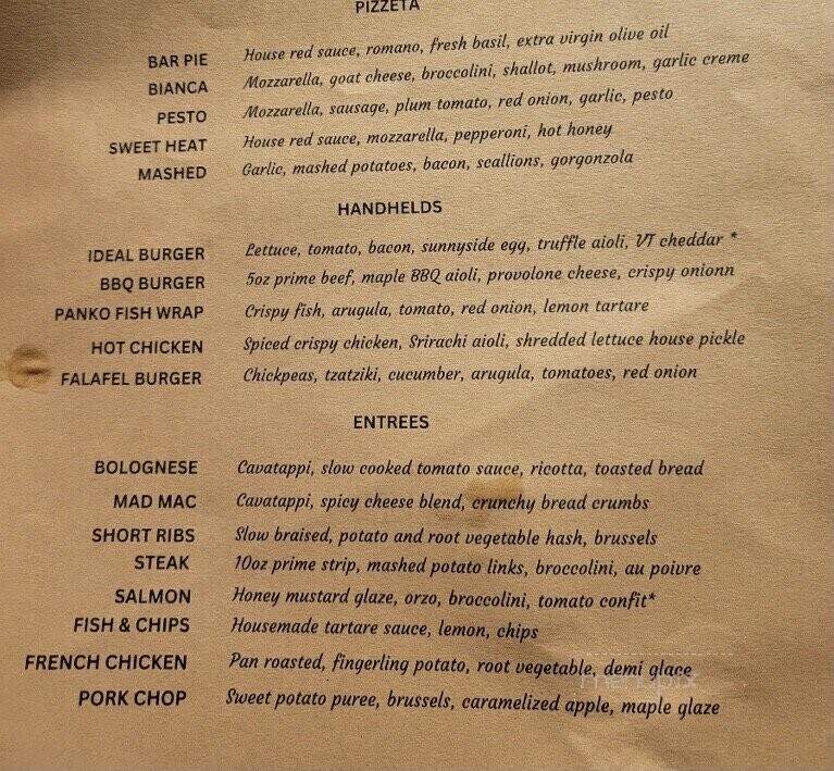 Echo Craft Kitchen - Watertown, CT menu_pic