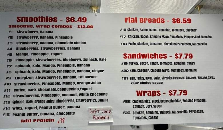 Icy King - Leesburg, FL menu_pic