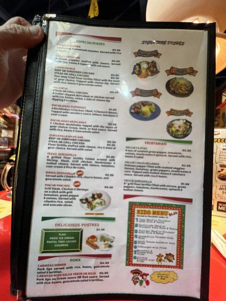 Tequila and Acordeon - Orange Park, FL menu_pic