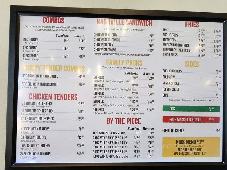 Wing ferno - Long Beach, CA menu_pic