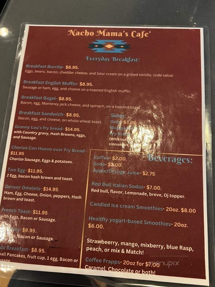 Nacho Mama's - Seattle, WA menu_pic