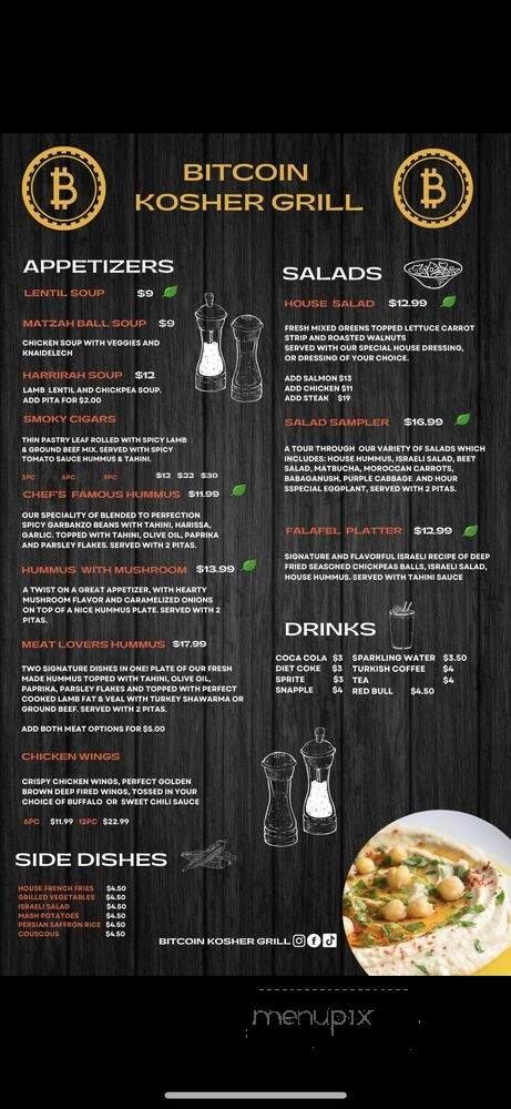 Bitcoin Grill - Denver, CO menu_pic
