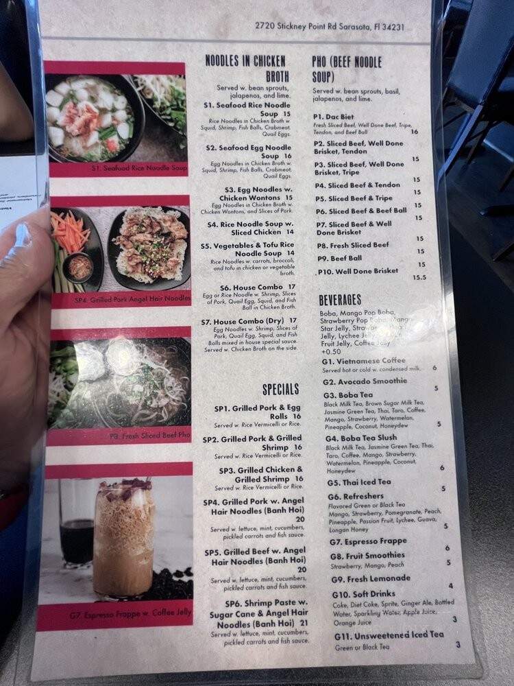 Mia's Vietnamese Cuisine - Sarasota, FL menu_pic