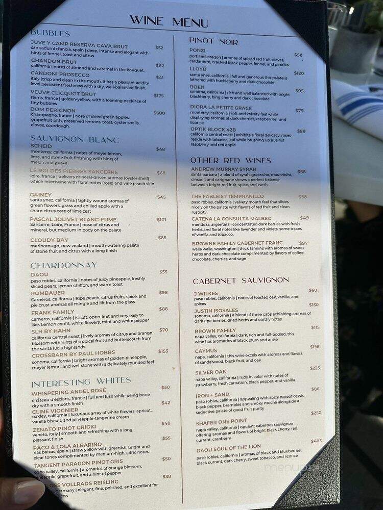 Ox & Ocean - Oxnard, CA menu_pic