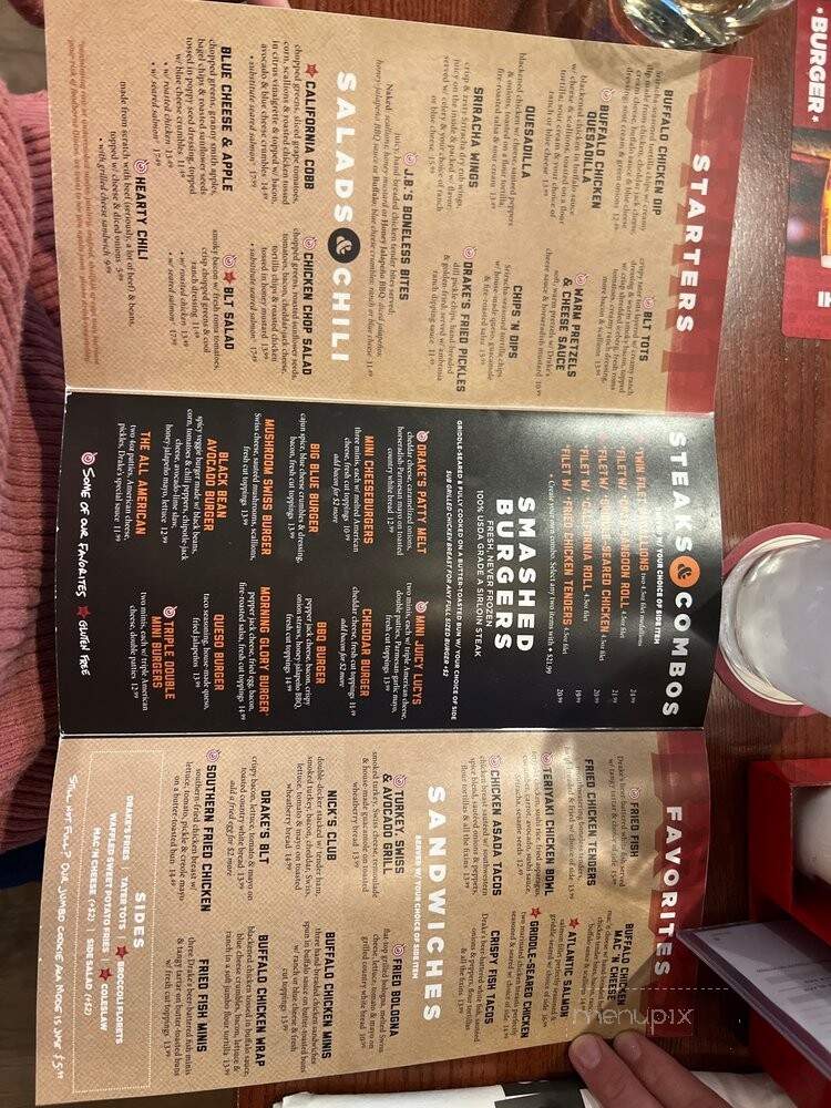 Drake's - Lexington, KY menu_pic